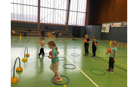 Nos bouts de chou ce matin au Baby Hand...
