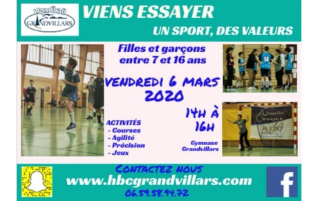 Journée découverte du handball